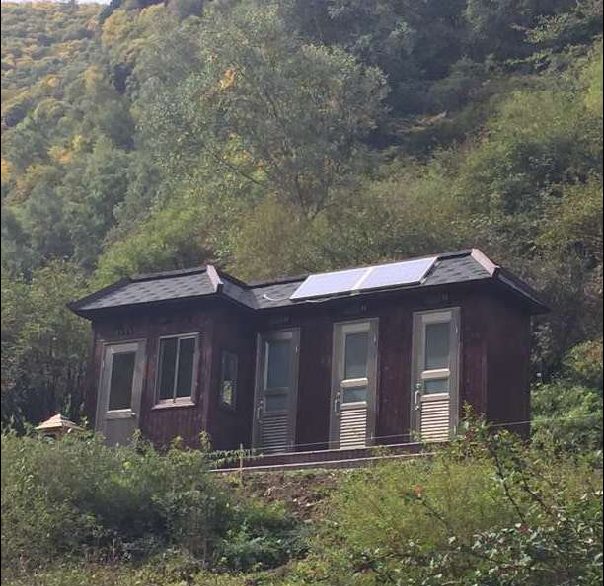 中式园林景观移动厕所（豪华组装型）